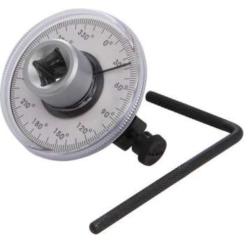 SILVERLINE hoekige handgreepmeter - chroom / zwart