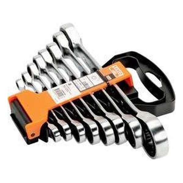 Bahco 1320RM/SH8 Ring-ratelsleutelset, metrisch 8-delig Bahco 1320RM/SH8 Ring-ratelsleutelset, metrisch 8-delig