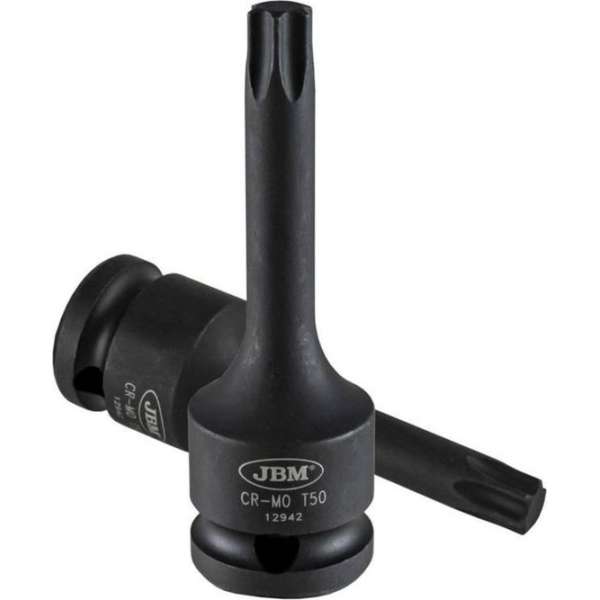 JBM Tools | Slag-bits torx t70 met een uitsparing 1/2" voor 52340