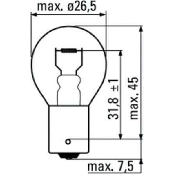 JBM Tools | Obn lamp (2p) 12v 21/5w bay15d JBM Tools | Obn lamp (2p) 12v 21/5w bay15d