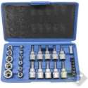 Torx bit dop set, 30 delig, Doppenset, Bittenset
