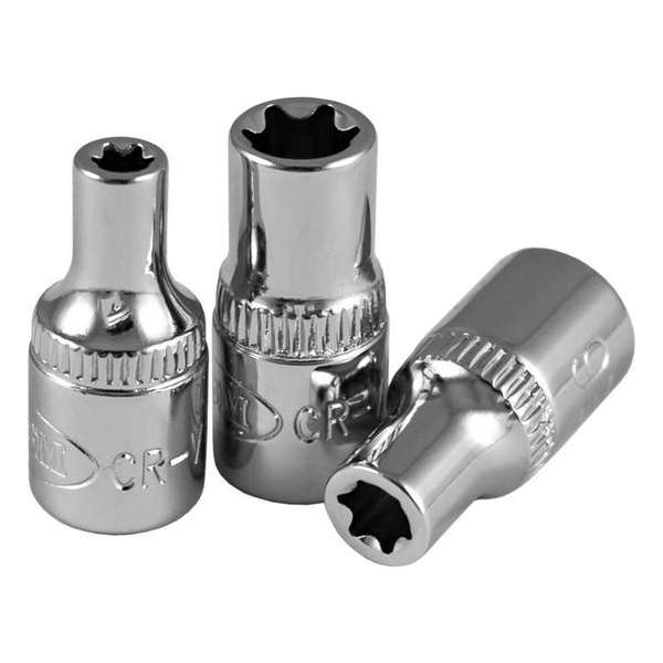 JBM Tools | 1/4" doppen torx e5 - verchroomd JBM Tools | 1/4" doppen torx e5 - verchroomd