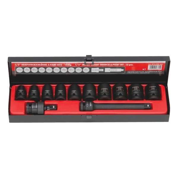 wurth 1/2 INCH KRACHTDOPPENASSORTIMENT - KRACHTDOPPENSET 6-KANT 1/2" 12-DLG wurth 1/2 INCH KRACHTDOPPENASSORTIMENT - KRACHTDOPPENSET 6-KANT 1/2" 12-DLG