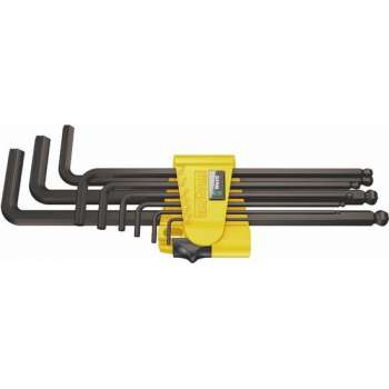 Wera 05022171001 9-delige Blacklaser Inbussleutelset - inch - 5/64-3/8"