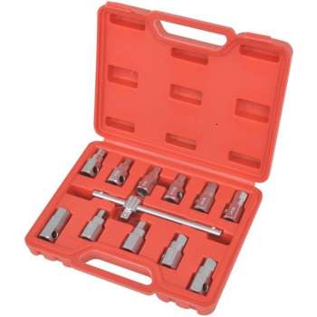vidaXL - Dopsleutel Carterplug doppen set 12-delig 210045