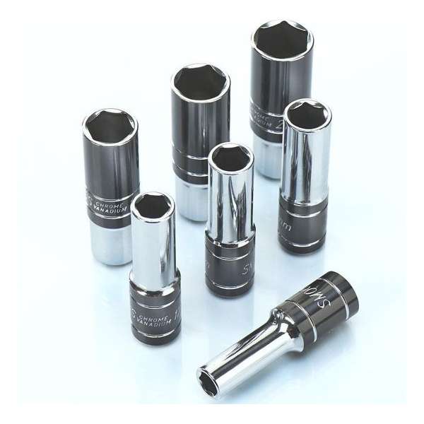 Smoos® Lange doppenset 8-delig 1/2 Smoos® Lange doppenset 8-delig 1/2
