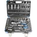 Hyundai 94-delige set doppen 1/2'' / 1/4'' ' CrV - dopsleutels / doppenset  in stijlvolle opbergkoffer