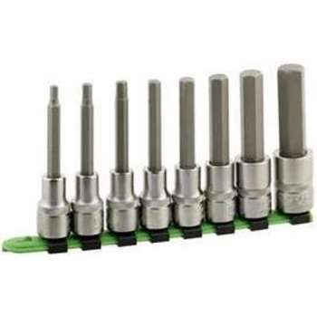 Reca Inbusdopsleutelset lang 1/2" - Lang - 8 delig - INBUS 5-17