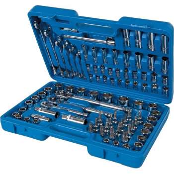 Silverline 90-delige automonteur sleutel set