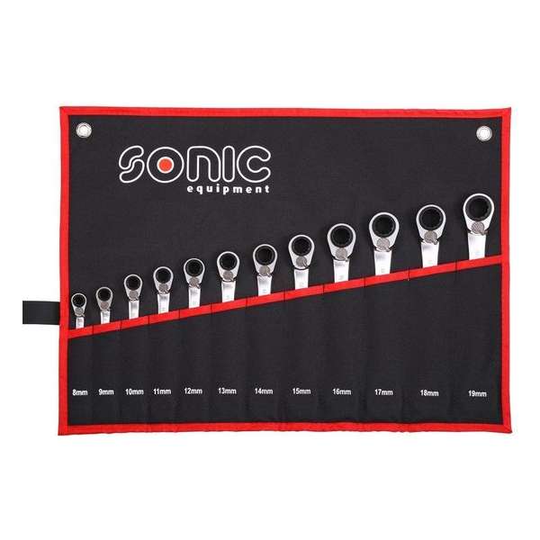 SONIC ringratelsteeksleutelset 12-kant SONIC ringratelsteeksleutelset 12-kant