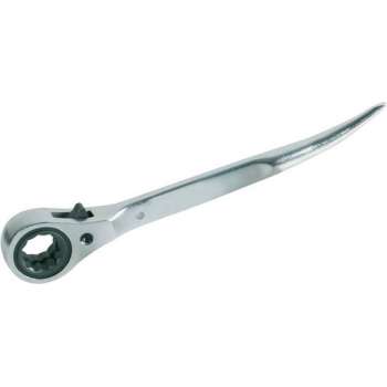 Silverline Ratelsleutel met wrikpunt 17/19 mm.