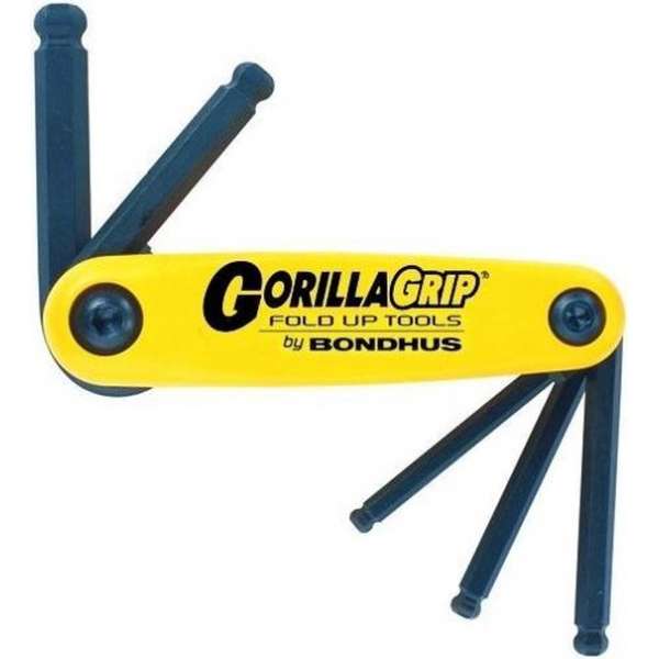 Bondhus GORILLAGRIP opvouwset set 0.05-3/16" Bondhus GORILLAGRIP opvouwset set 0.05-3/16"