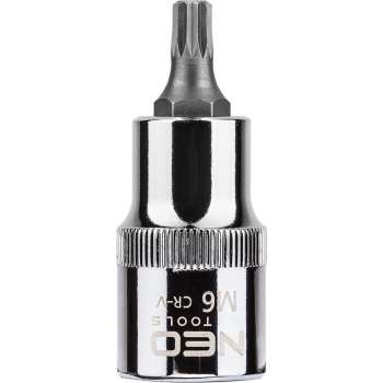 NEO Multi-Torx Dop M6, 1/2" aansluiting
