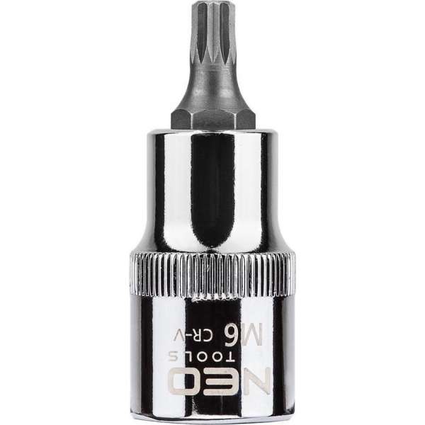 NEO Multi-Torx Dop M6, 1/2" aansluiting NEO Multi-Torx Dop M6, 1/2" aansluiting