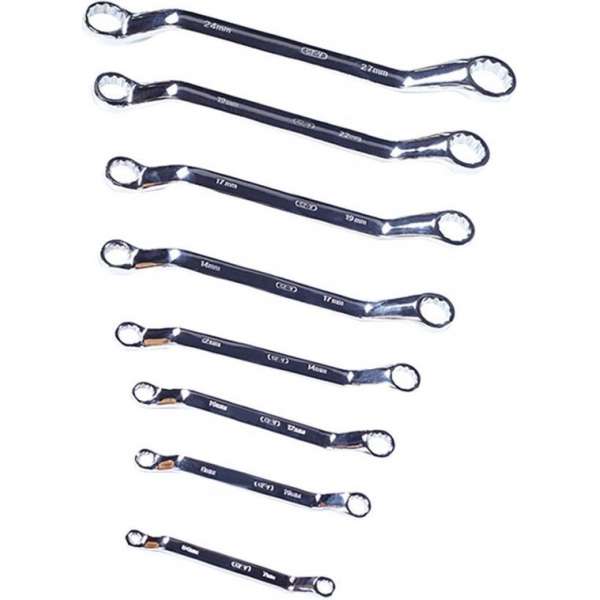 8 stuks dubbele verchroomde koolstofstaal ratelsleutel moersleutel set 8 stuks dubbele verchroomde koolstofstaal ratelsleutel moersleutel set