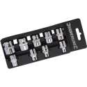 "Silverline 9-delige imperale doppen set met 3/8" aandrijving 1/4" - 3/4""