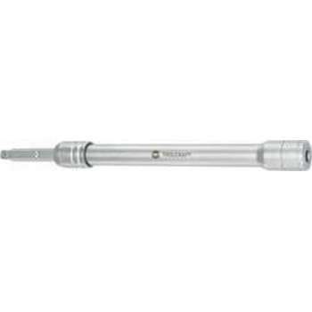Uittrekbare Dopsleutelverlenging met telescoopverlenging 195 mm-323 mm 1/4 (6.3 mm) Toolcraft