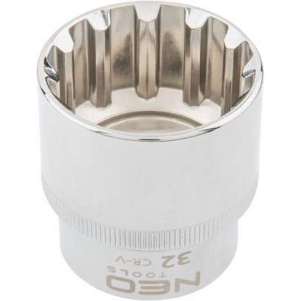 NEO Speciaal, Spline, Zeskant, Torx, Vierkant, Dop 24 mm, 1/2" aansluiting NEO Speciaal, Spline, Zeskant, Torx, Vierkant, Dop 24 mm, 1/2" aansluiting