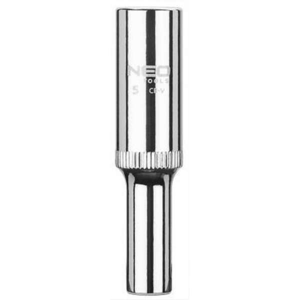 NEO Zeskant Dop lang 5,5 mm, 1/4" aansluiting NEO Zeskant Dop lang 5,5 mm, 1/4" aansluiting