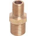 VERLOOPNIPPEL MESSING 1/2X1/4