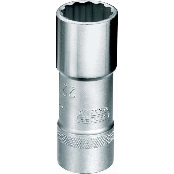 Gedore Dop D19L 21mm 1/2 12Kant Xlang Gedore Dop D19L 21mm 1/2 12Kant Xlang