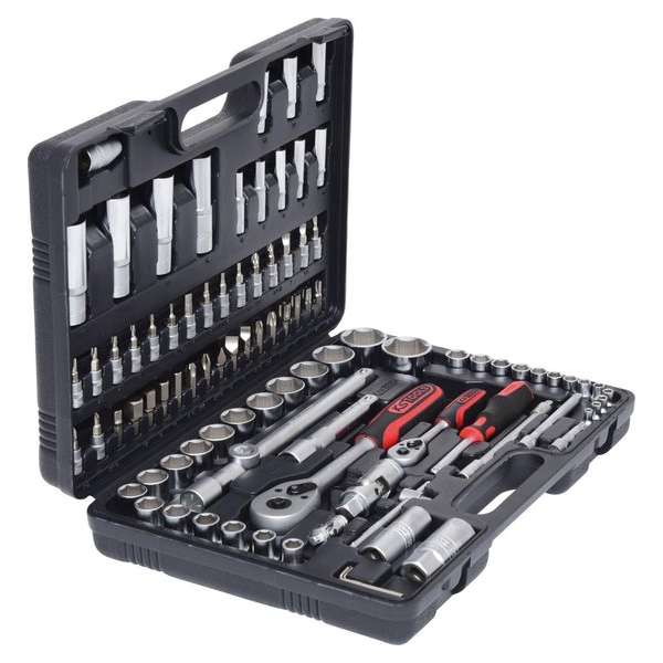KS Tools 1/4"+1/2" dopsleutelset 94-dlg 911.0694 KS Tools 1/4"+1/2" dopsleutelset 94-dlg 911.0694