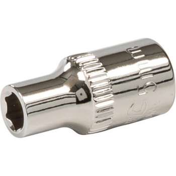 Silverline 1/4" metrische dop
