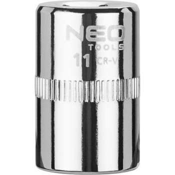 NEO Zeskant Dop 11 mm, 1/4" aansluiting