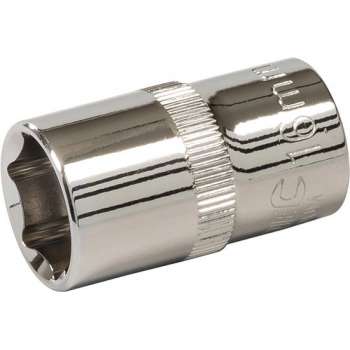 Silverline 1/2" metrische dop