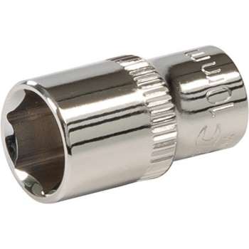 Silverline 1/4" metrische dop