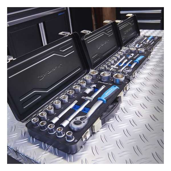 Datona® Drie opbergboxen dopsleutelset Datona® Drie opbergboxen dopsleutelset