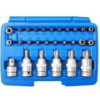 Torx bit-/ doppenset 27 delig BGS 5101