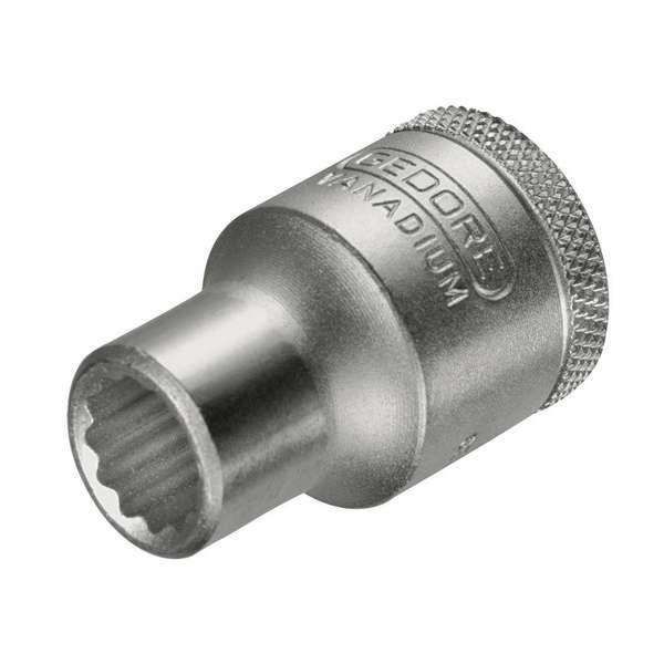 Gedore Dop D19 22mm 1/2 12Kant Gedore Dop D19 22mm 1/2 12Kant