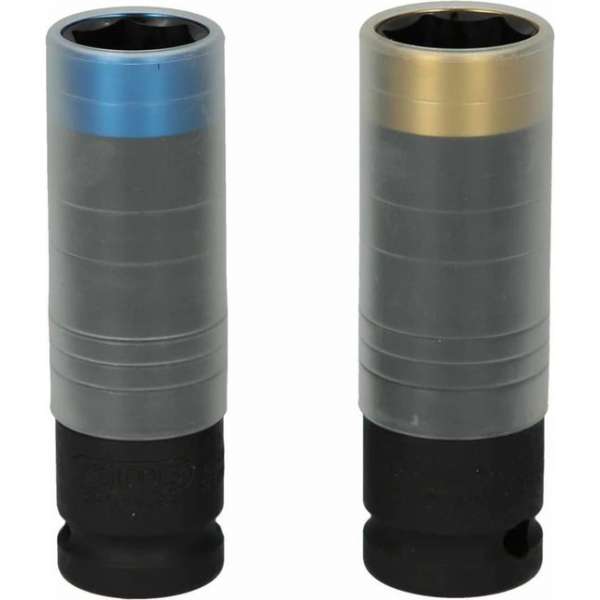 KS Tools 2-delige Impact doppenset SlimPOWER 1/2" staal KS Tools 2-delige Impact doppenset SlimPOWER 1/2" staal