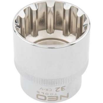NEO Speciaal, Spline, Zeskant, Torx, Vierkant, Dop 10 mm, 1/2" aansluiting