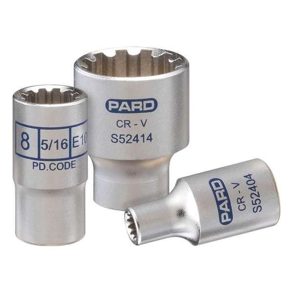 1/4'' 12-kants MIT dop PAS52404