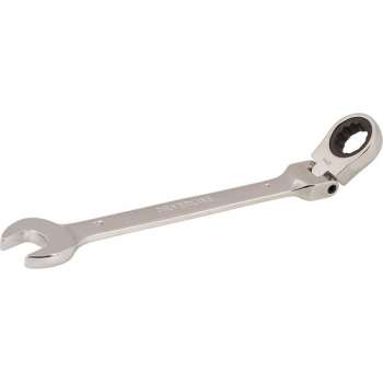 Silverline Flexibele Steek en Ringratelsleutel - 17 mm.