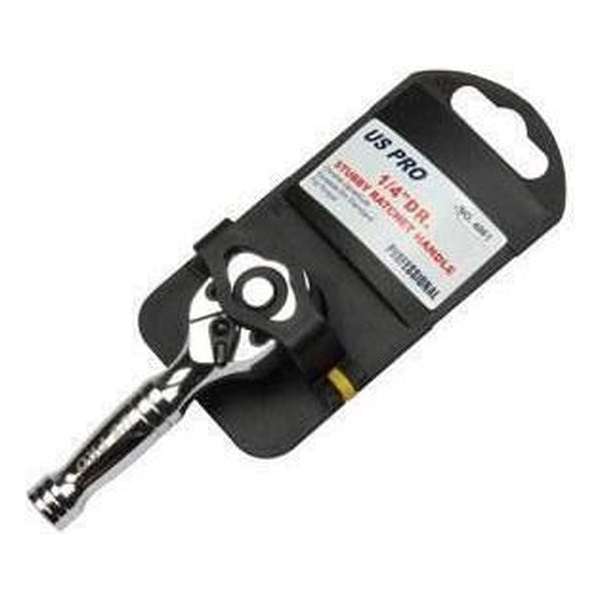 Korte ratel 72-tandig 90 mm 1/4" Korte ratel 72-tandig 90 mm 1/4"