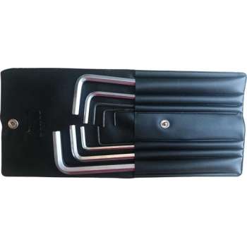 BAHCO haakse stiftsleutelset, type 1997 inbussleutels, metrisch, maten 1-19