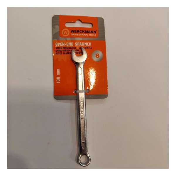 Steek Ringsleutel Werckmann 8 mm Steek Ringsleutel Werckmann 8 mm