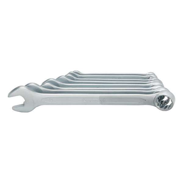 Ringsteeksleutel Vanadium staal DIN 3113/vorm A 8-19mm 8-delig FORMAT Ringsteeksleutel Vanadium staal DIN 3113/vorm A 8-19mm 8-delig FORMAT