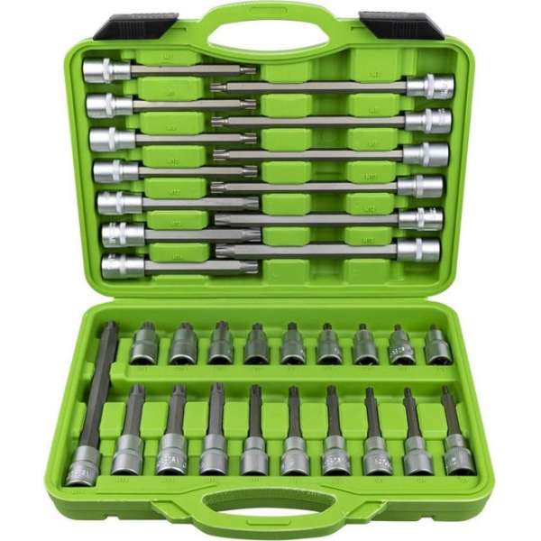 JBM - BIT SOCKET SET FOR RIBE CREWS 32 PIECES JBM - BIT SOCKET SET FOR RIBE CREWS 32 PIECES