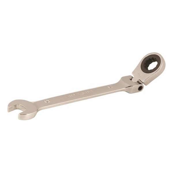 Silverline Flexibele Steek en Ringratelsleutel - 12 mm. Silverline Flexibele Steek en Ringratelsleutel - 12 mm.