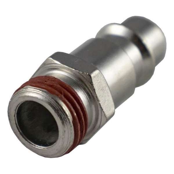 JBM Tools | Snelkoppelingsconnector met buitenste draad, euro - 1/4" buitenste draad (2 stuk) JBM Tools | Snelkoppelingsconnector met buitenste draad, euro - 1/4" buitenste draad (2 stuk)