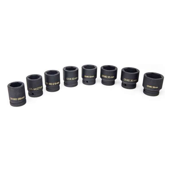 HBM 8 Delige Profi 3/4'' Krachtdoppenset HBM 8 Delige Profi 3/4'' Krachtdoppenset