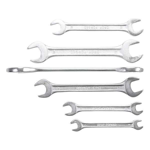 BGS dubbele steeksleutelset 6-delig chrome vanadium staal BGS dubbele steeksleutelset 6-delig chrome vanadium staal