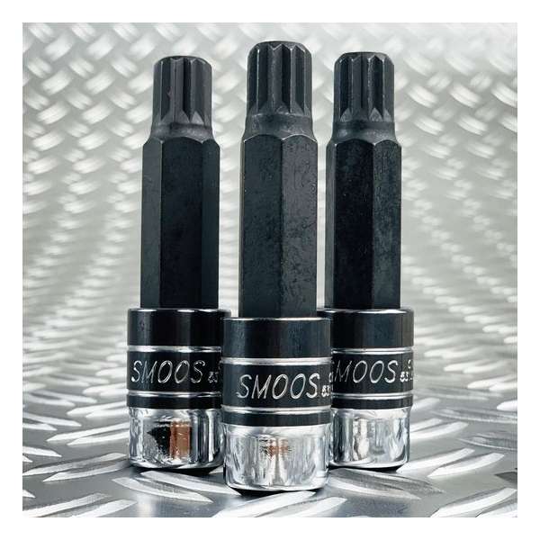 Smoos® Losse meertand Triple square dop M16 met 1/2 opname - 3 stuks Smoos® Losse meertand Triple square dop M16 met 1/2 opname - 3 stuks
