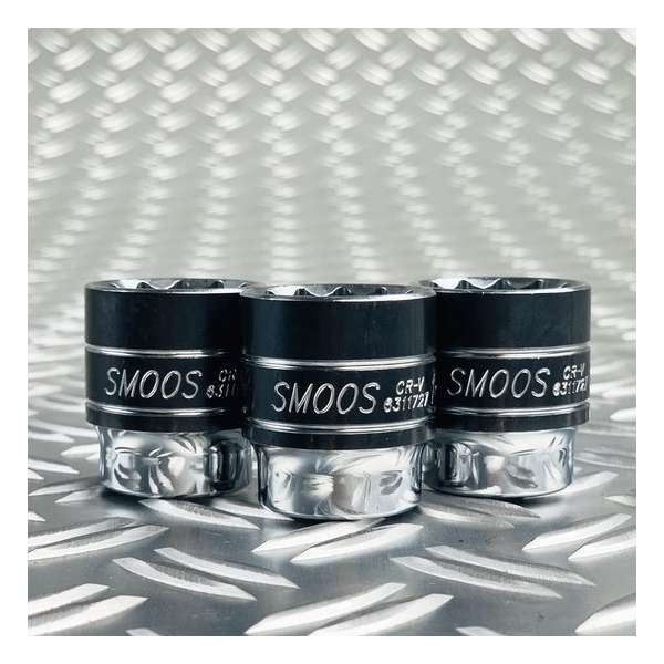 Smoos® Losse Engelse 12-kants dop 1 1/16 inch 1/2 opname - 3 stuks Smoos® Losse Engelse 12-kants dop 1 1/16 inch 1/2 opname - 3 stuks