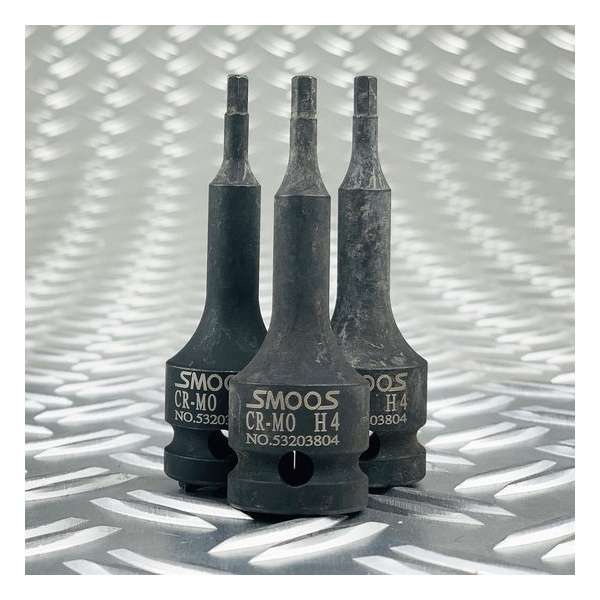 Smoos® Losse inbus krachtdop H5 met 1/2 opname - 3 stuks Smoos® Losse inbus krachtdop H5 met 1/2 opname - 3 stuks
