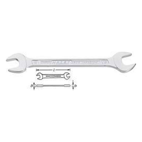 Hazet 450N-24X27 Dubbele steeksleutel 24 - 27 mm DIN 3110, DIN ISO 10102 Hazet 450N-24X27 Dubbele steeksleutel 24 - 27 mm DIN 3110, DIN ISO 10102